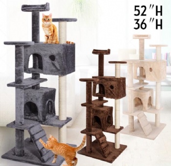 Cat Tree Tower Condo Play House Pet Scratch