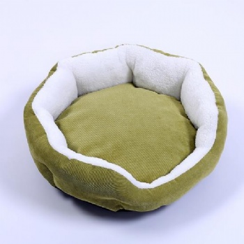  Eco Friendly Four Seasons Available Round Cat Bed Luxury Soft Pet Sofa Custom Dog Products	