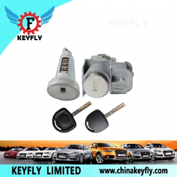 Complete Car Lock Set with 2 Keys for Buick Regal LaCrosse Chevrolet Cruze Excelle GT KEYFLY BK051Q4