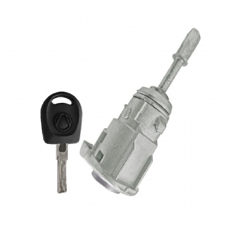  大众POLO 右门锁芯带1把钥匙 OEM 604837168 KEYFLY DZ068M2	