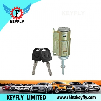 奥迪A6 左门锁芯带2把钥匙 KEYFLY DZ107M3
