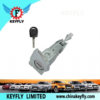 大众新途锐 前左门锁芯带1把钥匙 OEM 7P6837167 KEYFLY DZ231M2