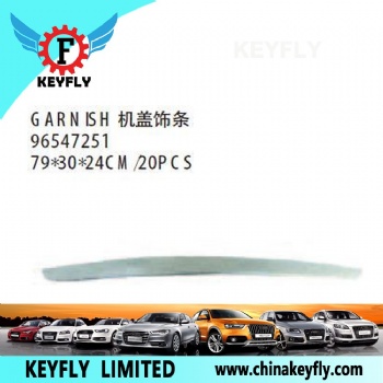 雪佛兰凯越 03 款（NUBIRA Ⅲ/OPTRA '03/LACETTI） 机盖饰条 OEM 96547251