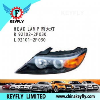 起亚K2/索兰托09款 前大灯 OEM 92102-2P030