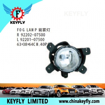 起亚EUROSTAR2004款/PICANTO2003款 前雾灯 OEM 92202-07500