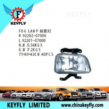 起亚EUROSTAR2004款/PICANTO2003款 前雾灯 OEM 92202-07000