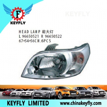 Head Lamp for Chevrolet/Daewoo Aveo 2009 OEM 96650522