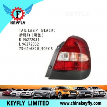 Tail Lamp (Black) for Chevrolet/Daewoo Lanos 1996-2003 / Nubira 1997-2000 OEM 96272031