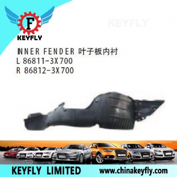 现代伊兰特2014款 叶子板内衬 OEM 86812-3X700