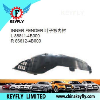 现代i10 2014款/伊兰特2014款 叶子板内衬 OEM 86812-4B000