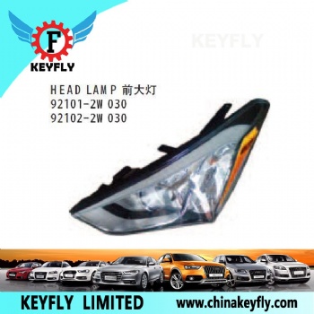 现代i30 2013款/全新胜达2013款 前大灯 OEM 92101-2W030
