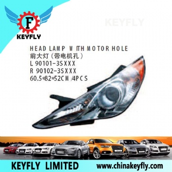 现代瑞风/索纳塔2011款 前大灯(带电机孔) OEM 90102-3SXXX