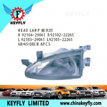 现代i10 /雅绅特1996款 前大灯 OEM 92104-29061
