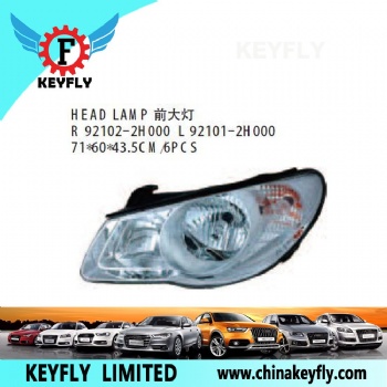 现代H100 PORTER 2004款/伊兰特2007款 前大灯 OEM 92102-2H000